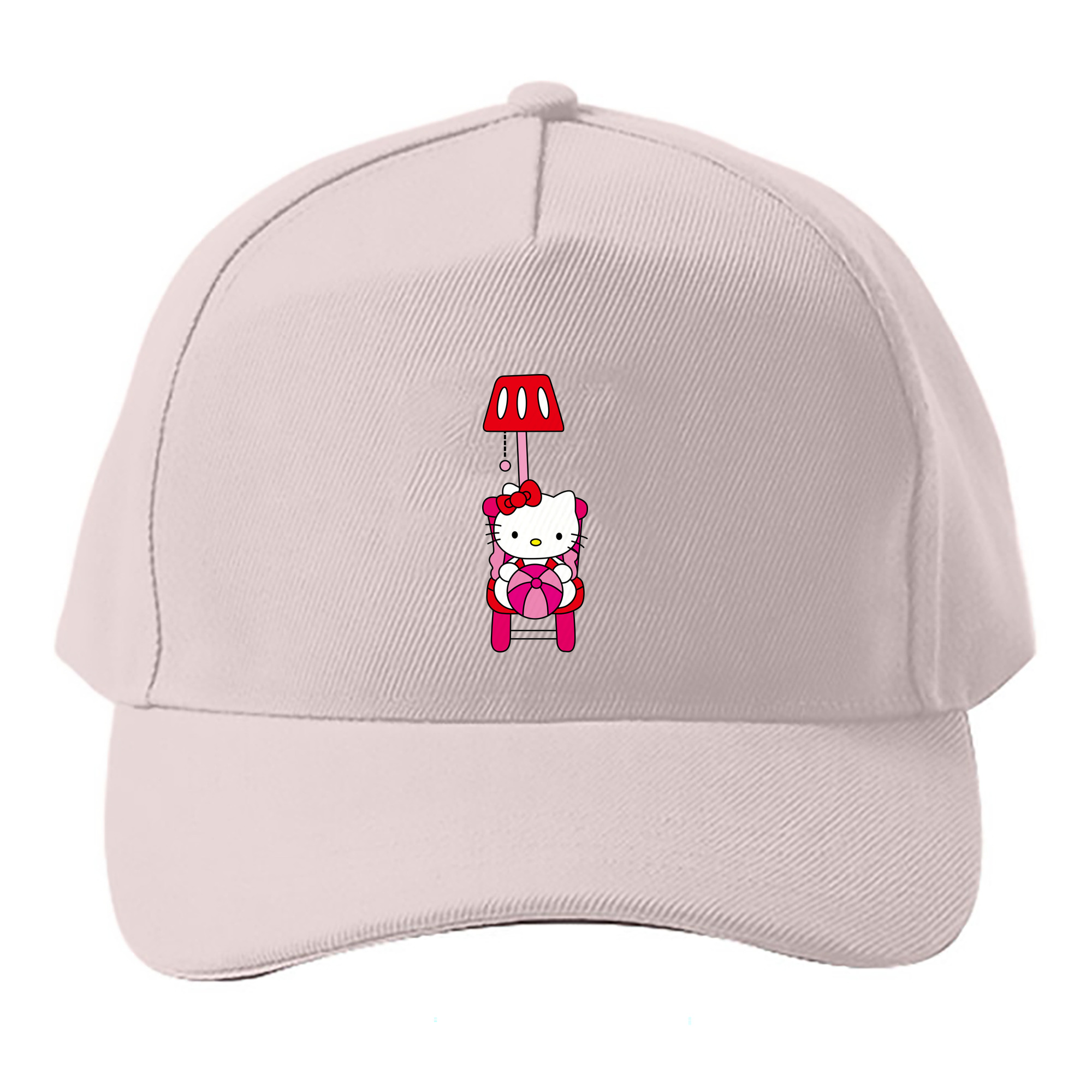 （画像用） Hello Kitty ハローキティ ベースボールキャップ 綿100％ 男女兼用 帽子 スポーツ
